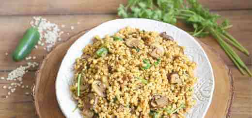 Spicy Orange Tempeh with Barley