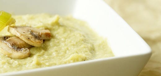 Parsnip, Leek and Mushroom Soup (Sauce)